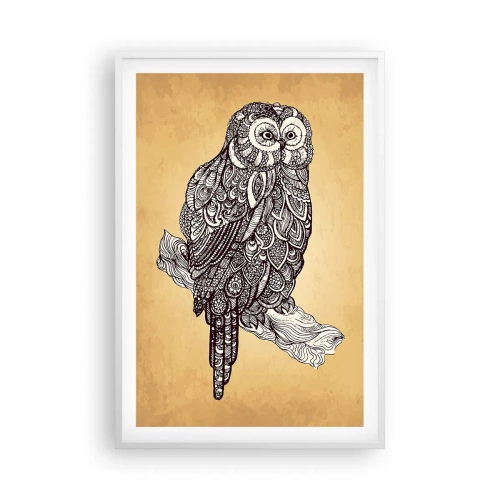 Poster in een witte lijst - Ingewikkelde ornamenten van wijsheid - 61x91 cm