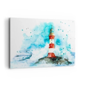 Schilderen op canvas - Eenheid van de elementen - 100x70 cm