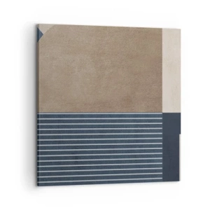 Schilderen op canvas - Een compositie van eenvoud en rondheid - 60x60 cm