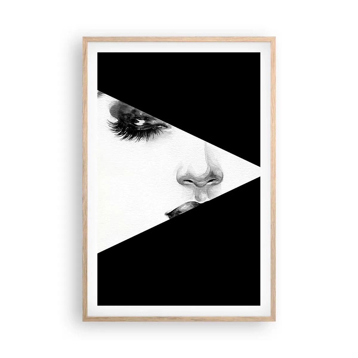 Een poster in een licht eiken lijst - Altijd niet ontdekt - 61x91 cm