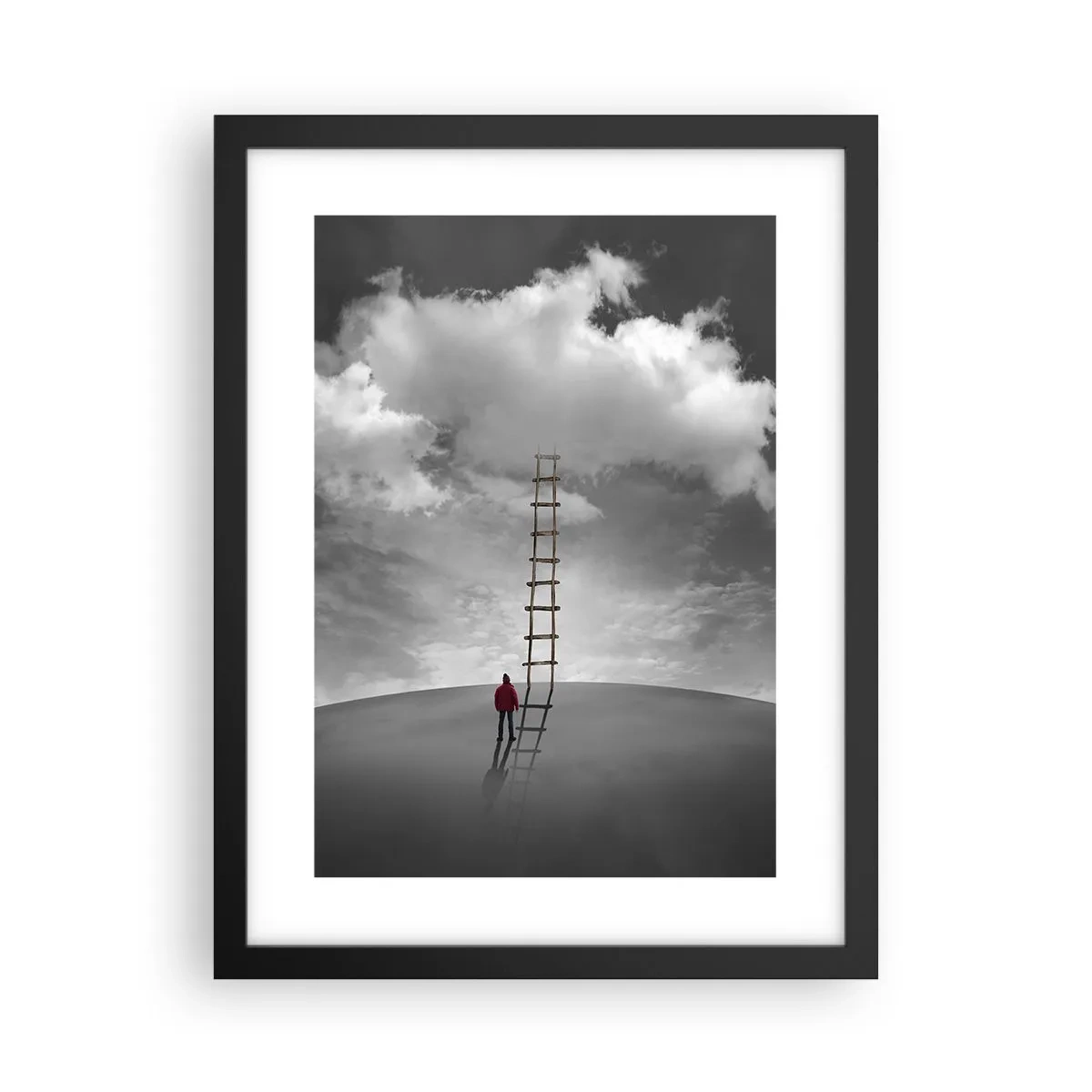 Poster in een zwarte lijst - Alles is mogelijk - 30x40 cm