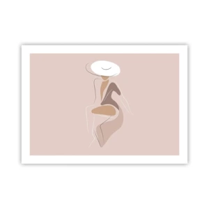 Poster - Een dame zijn - 70x50 cm
