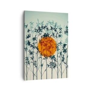 Schilderen op canvas - Japanse zon - 50x70 cm
