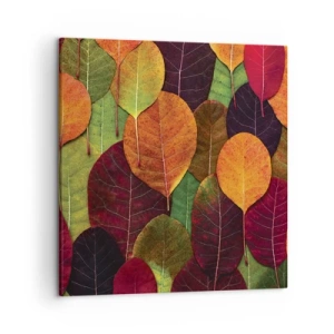 Schilderen op canvas - Herfst mozaïek - 50x50 cm