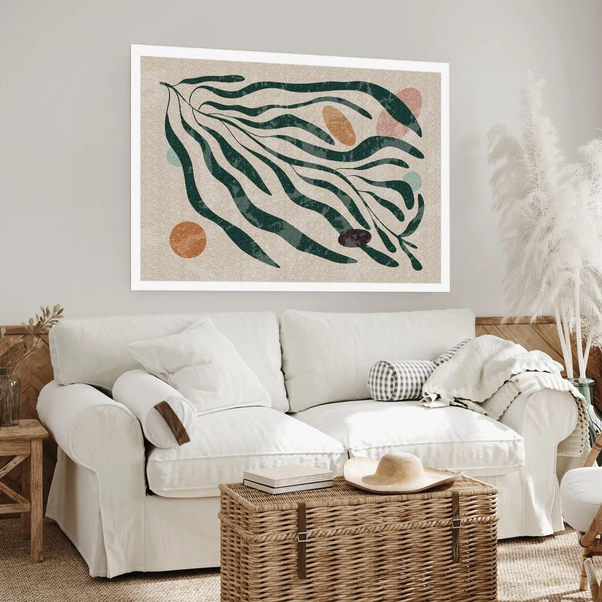 Poster - Tussen het groen - 91x61 cm