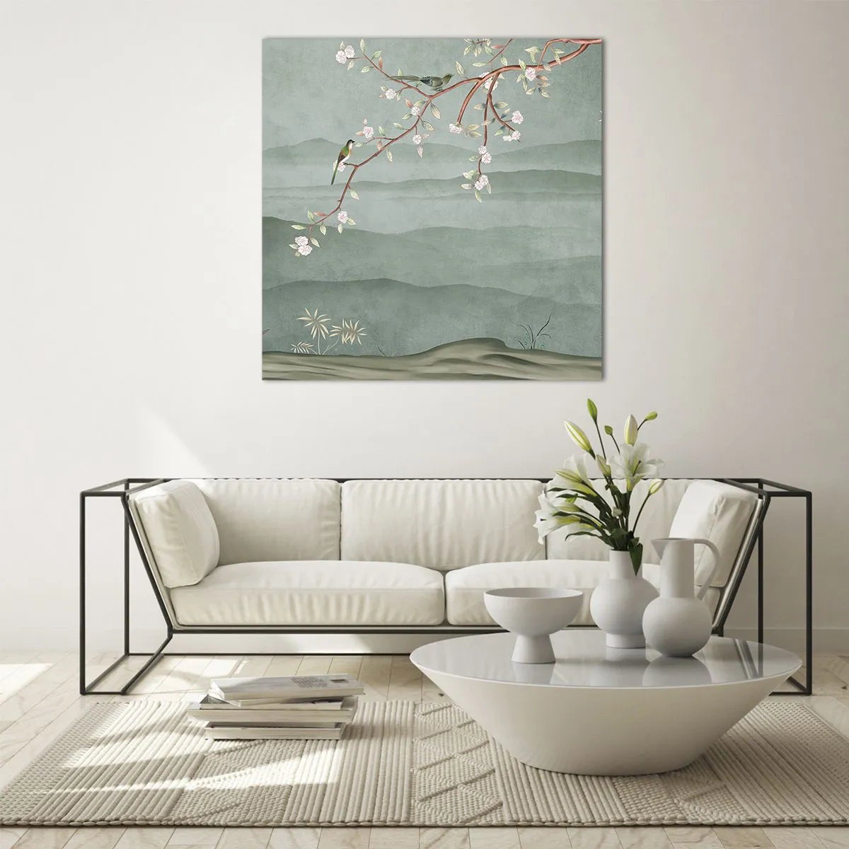 Schilderen op glas - Lente, oh jij bent het - 30x30 cm