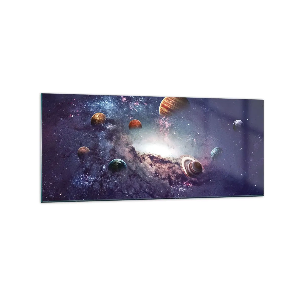 Schilderen op glas - Zonne-dans systeem - 120x50 cm