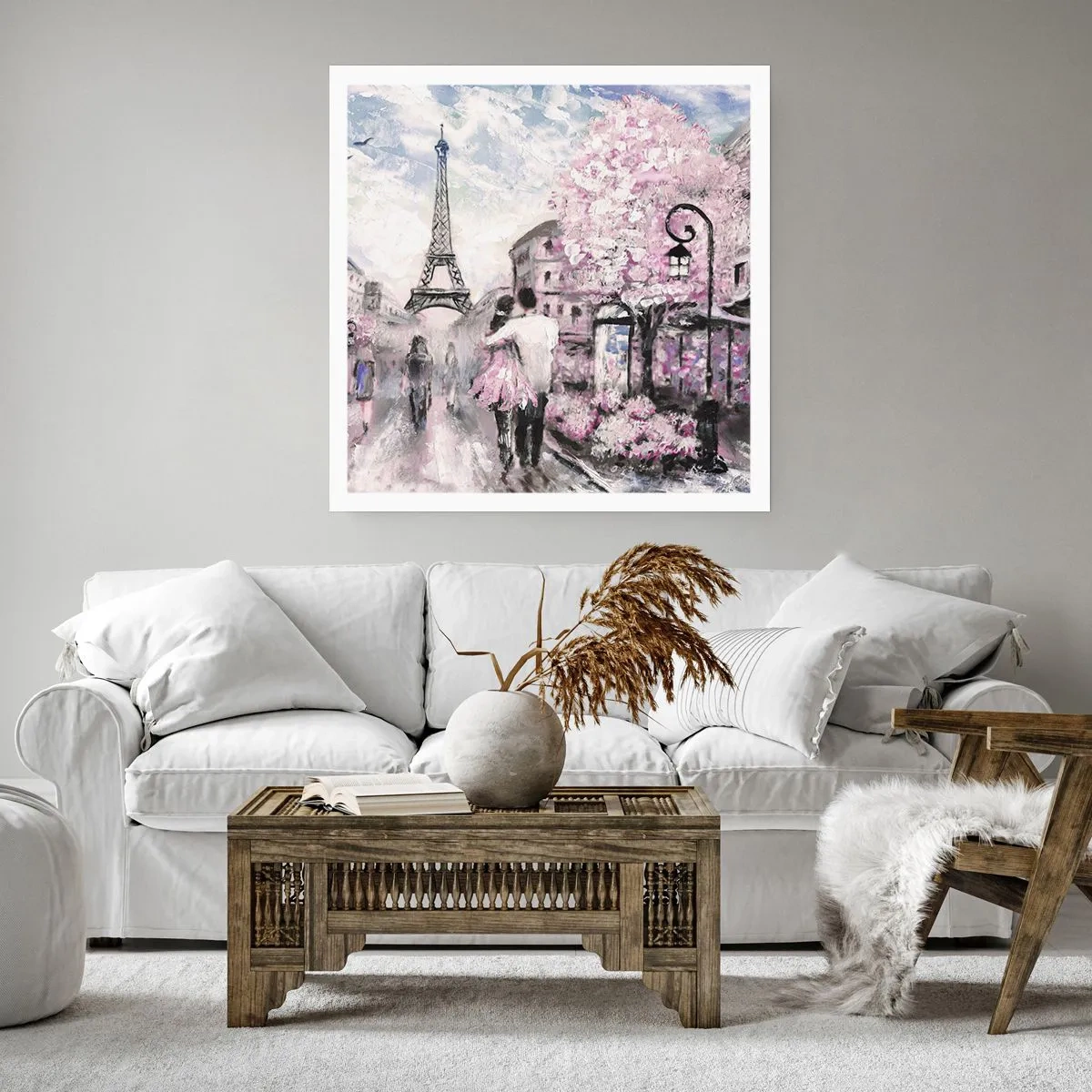 Poster - Hoe verliefd te worden is alleen in ... - 60x60 cm