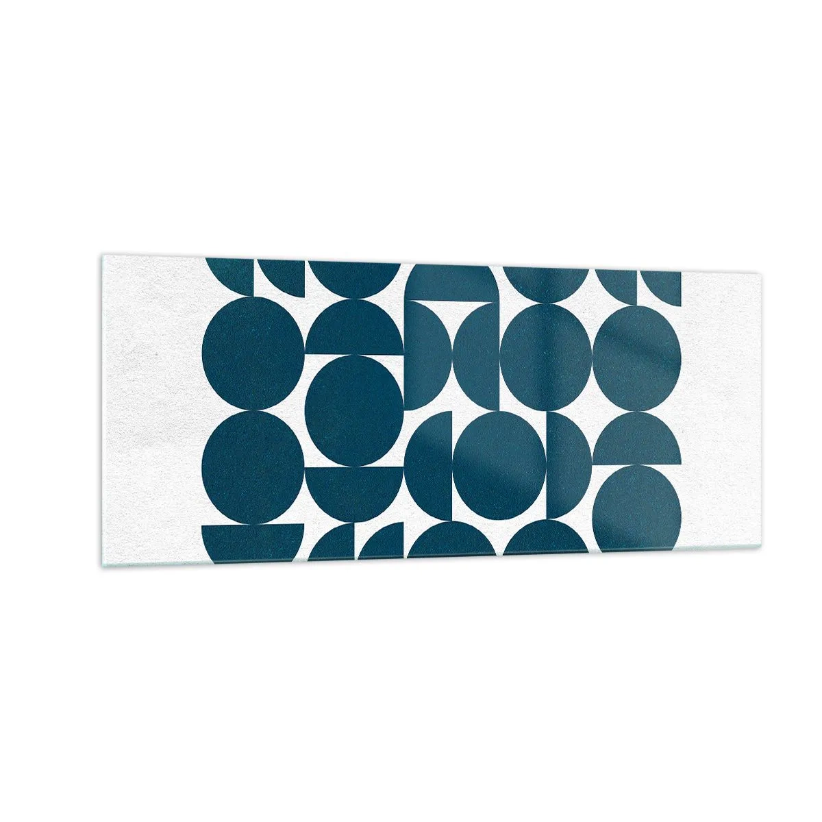 Schilderen op glas - Cirkels en halfcirkels - 100x40 cm