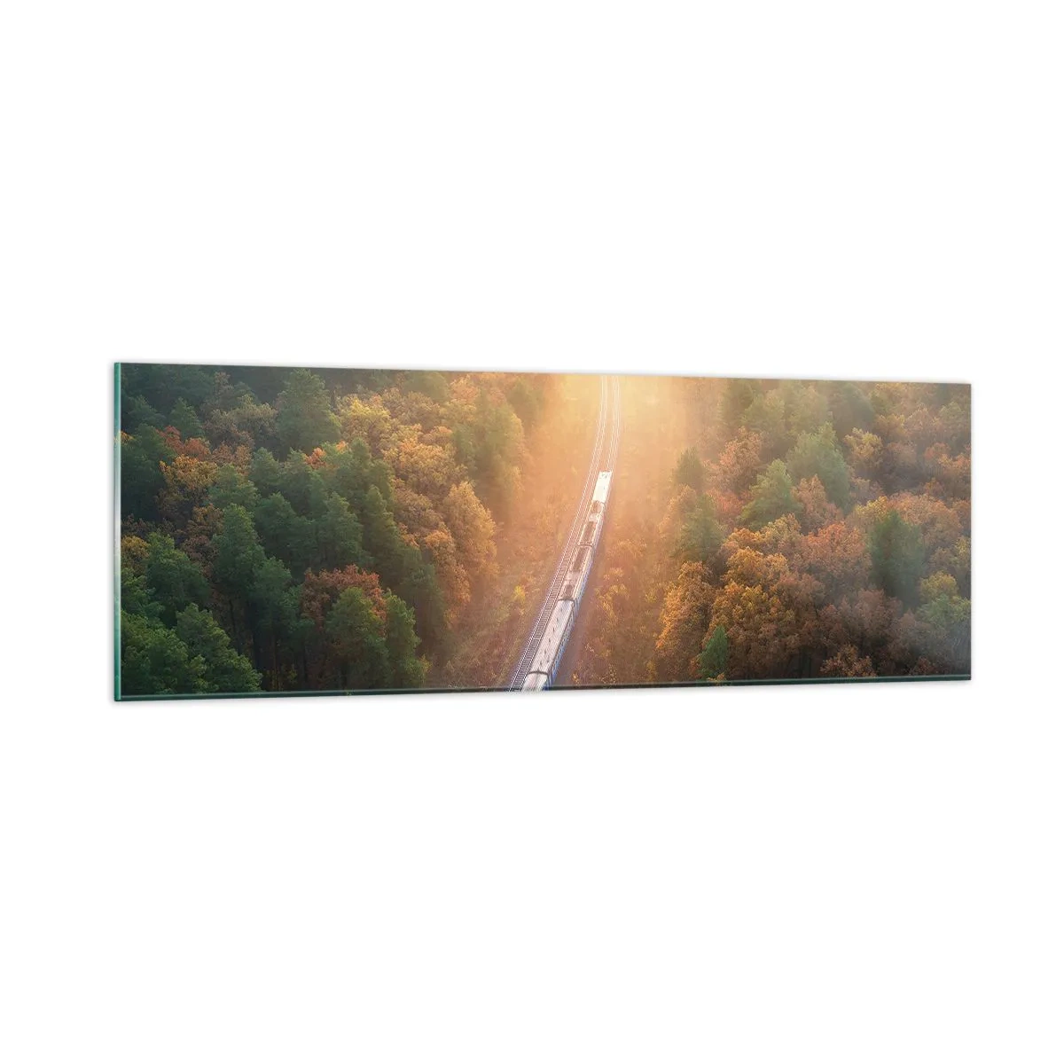 Schilderen op glas - Herfst reis - 90x30 cm