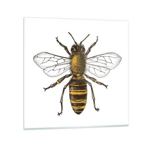 Schilderen op glas - Mooi en goed - 50x50 cm