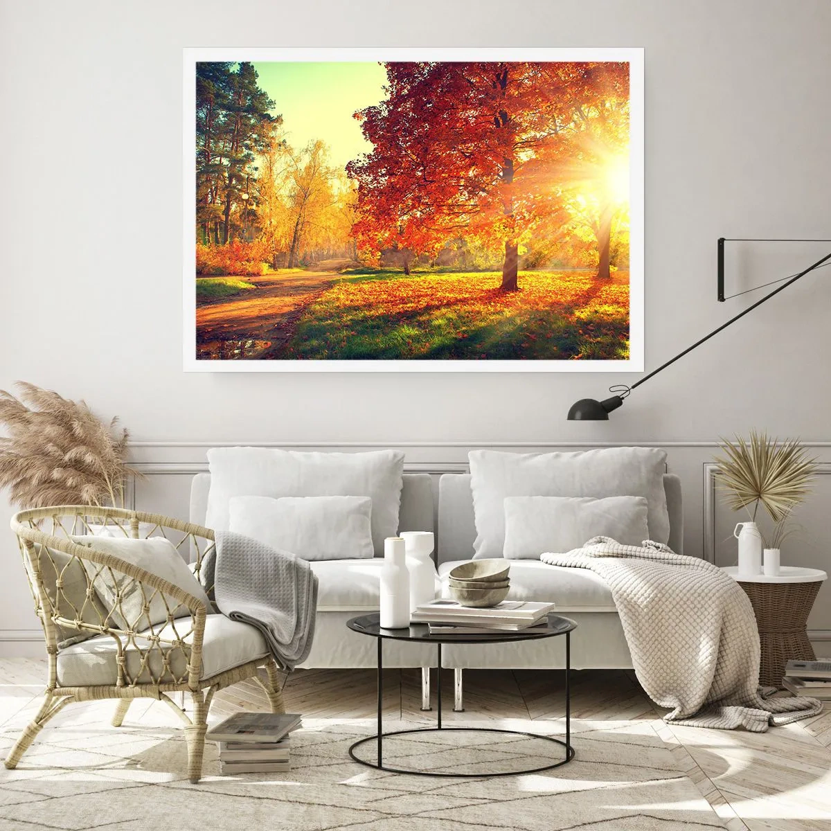 Poster - Rood is mooi - 100x70 cm