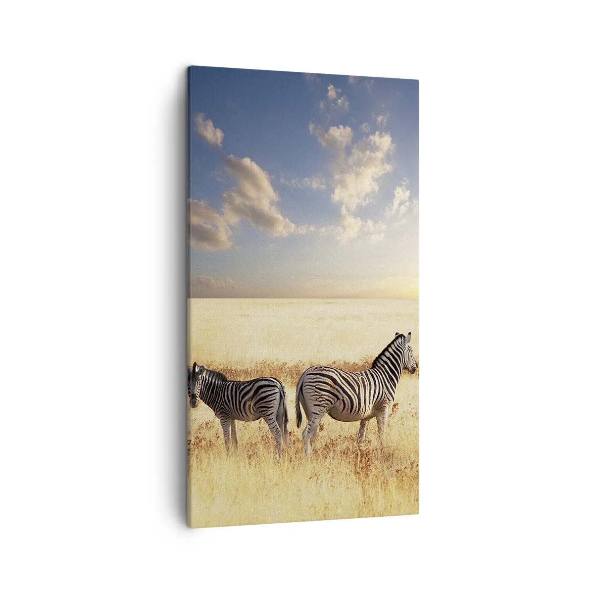 Schilderen op canvas - Ga weg, verstoor onze vrede niet - 45x80 cm