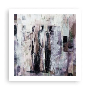 Poster - De mysterieuze drie - 50x50 cm
