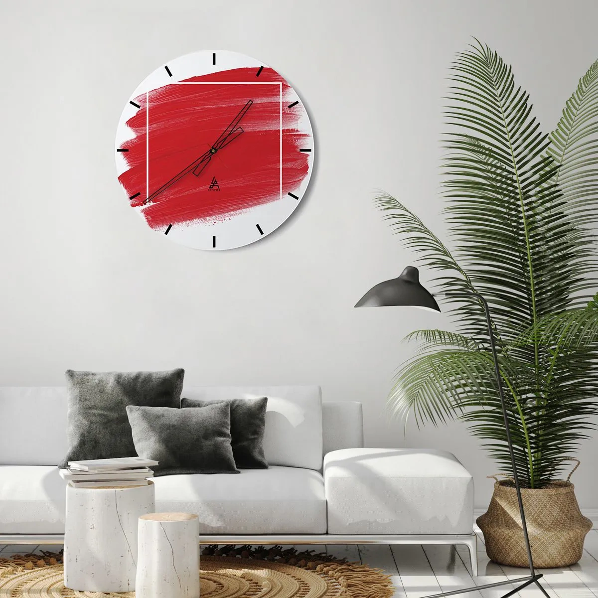 Wandklok - Klok - Uit het frame - 30x30 cm