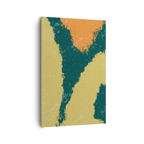 Schilderen op canvas - Abstractie – langzame beweging - 80x120 cm