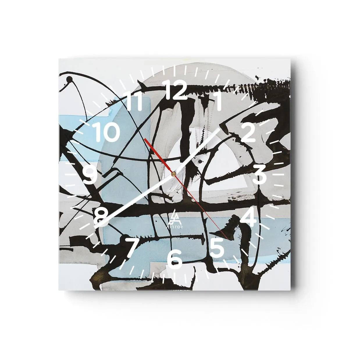 Wandklok - Klok - Toch blauw - 30x30 cm