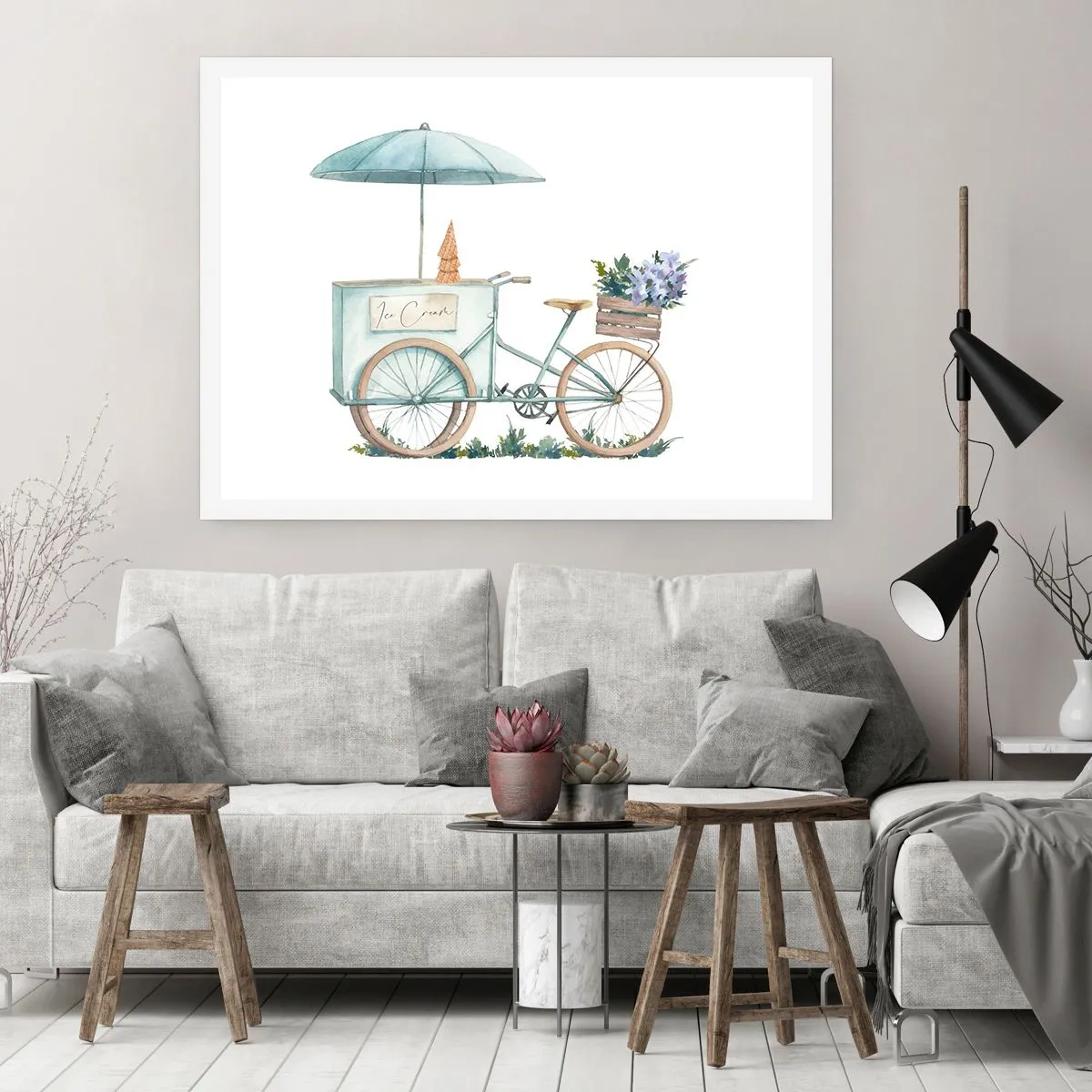 Poster - Zoete herinnering aan de zomer - 70x50 cm
