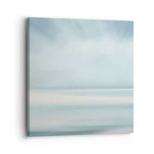 Schilderen op canvas - Vrede tot aan de horizon - 40x40 cm