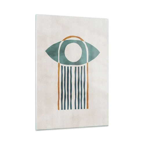 Schilderen op glas - Tekens en rituelen - 50x70 cm