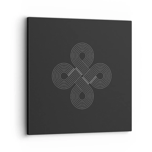 Schilderen op canvas - In de Keltische geest - 30x30 cm