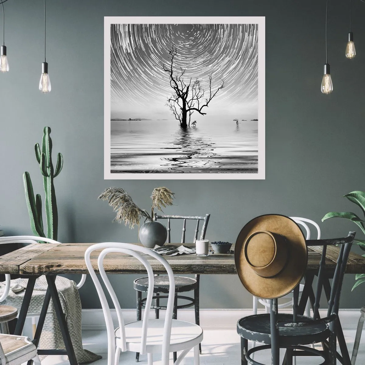 Poster - Een symfonie van de natuur - 50x50 cm