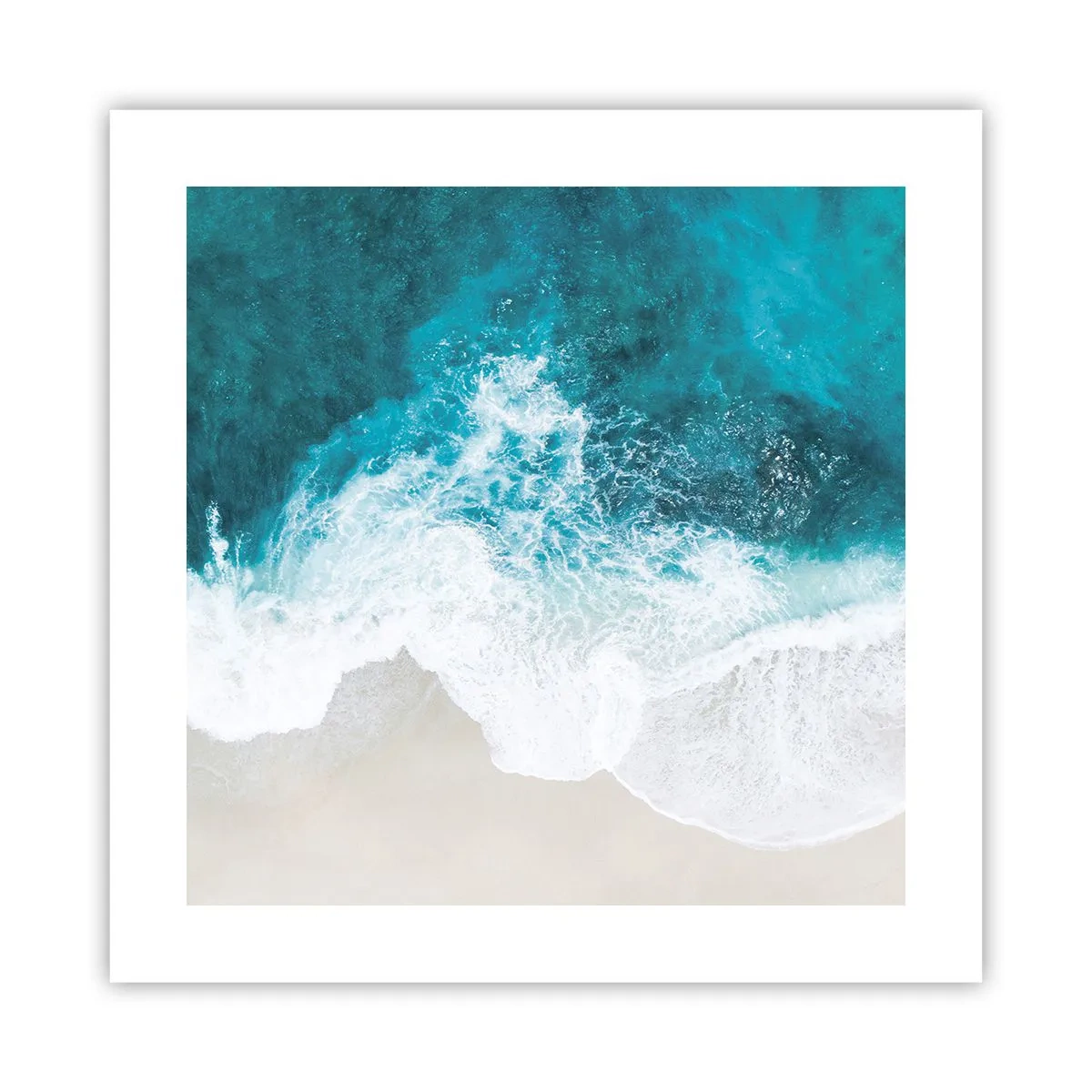 Poster - Natuurlijke streling - 40x40 cm