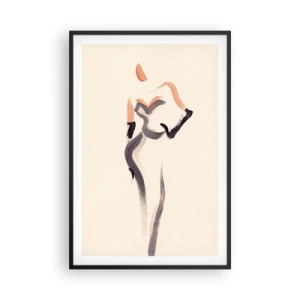 Poster in een zwarte lijst - Uit de gouden jaren van Hollywood - 61x91 cm