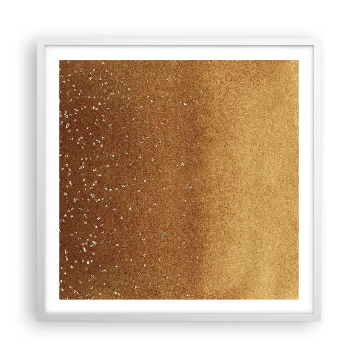 Poster in een witte lijst - De geboorte van het licht - 60x60 cm