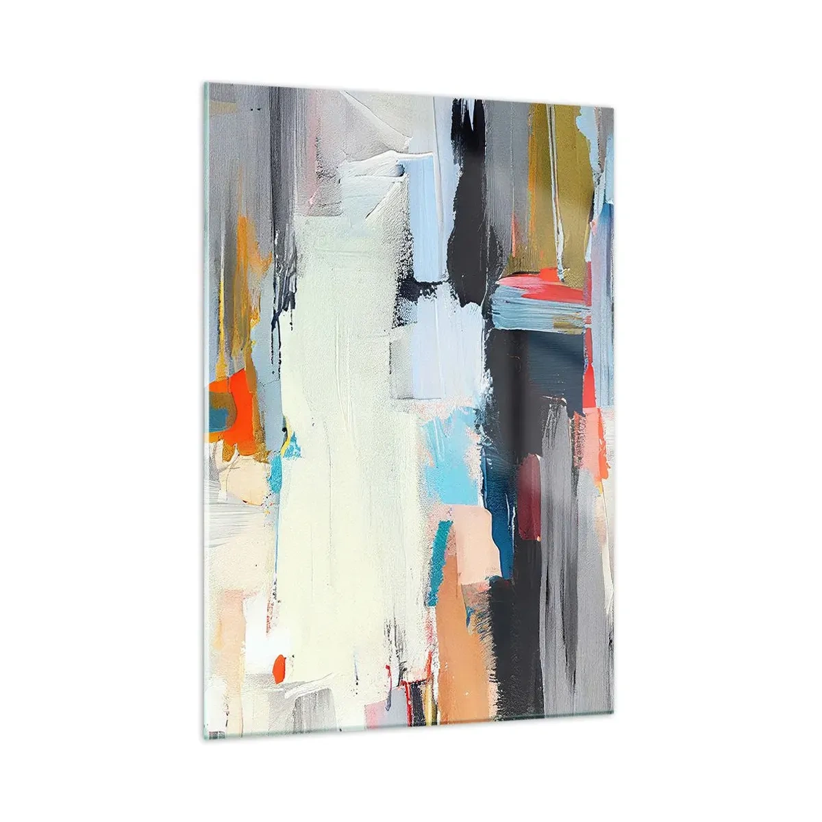 Schilderen op glas - Is er een methode? - 50x70 cm