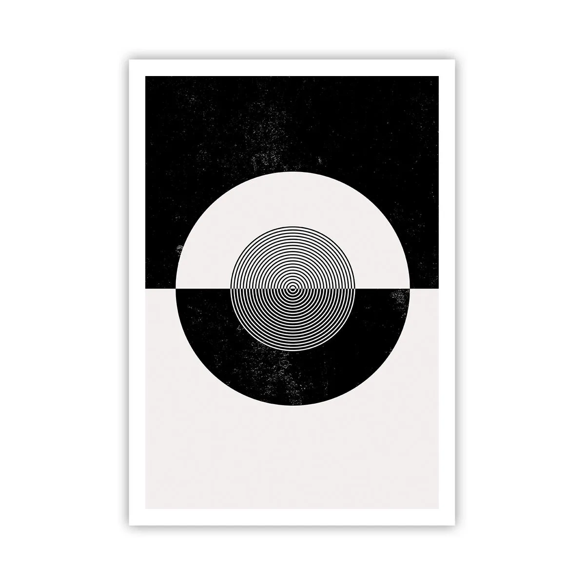 Poster - Harmonie in zwart-wit - 70x100 cm