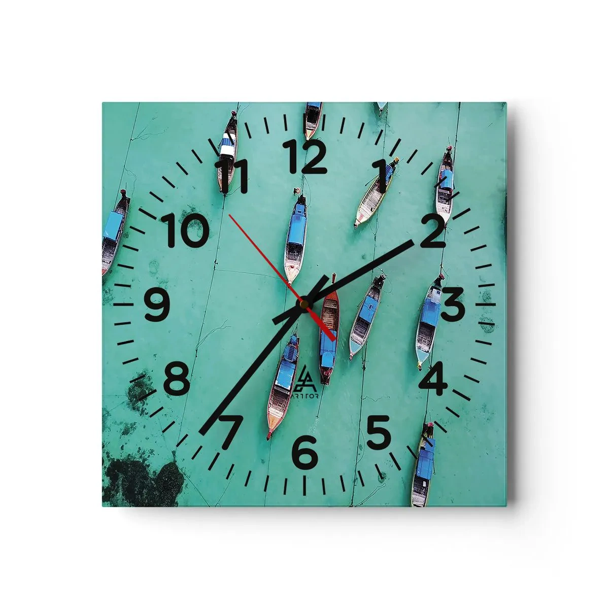 Wandklok - Klok - In blijde verwachting - 40x40 cm