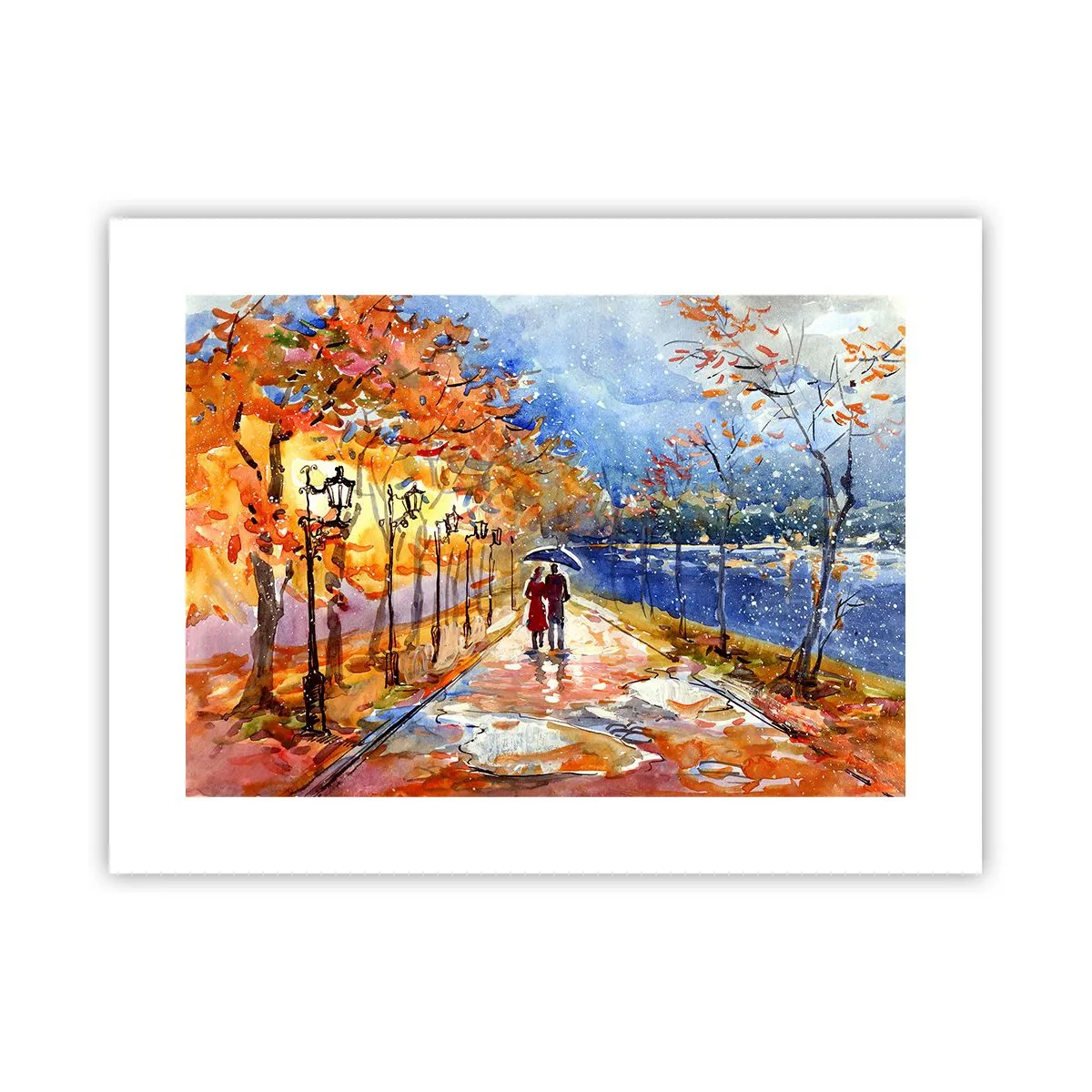 Poster - Samen tot de grens van de tijd - 40x30 cm