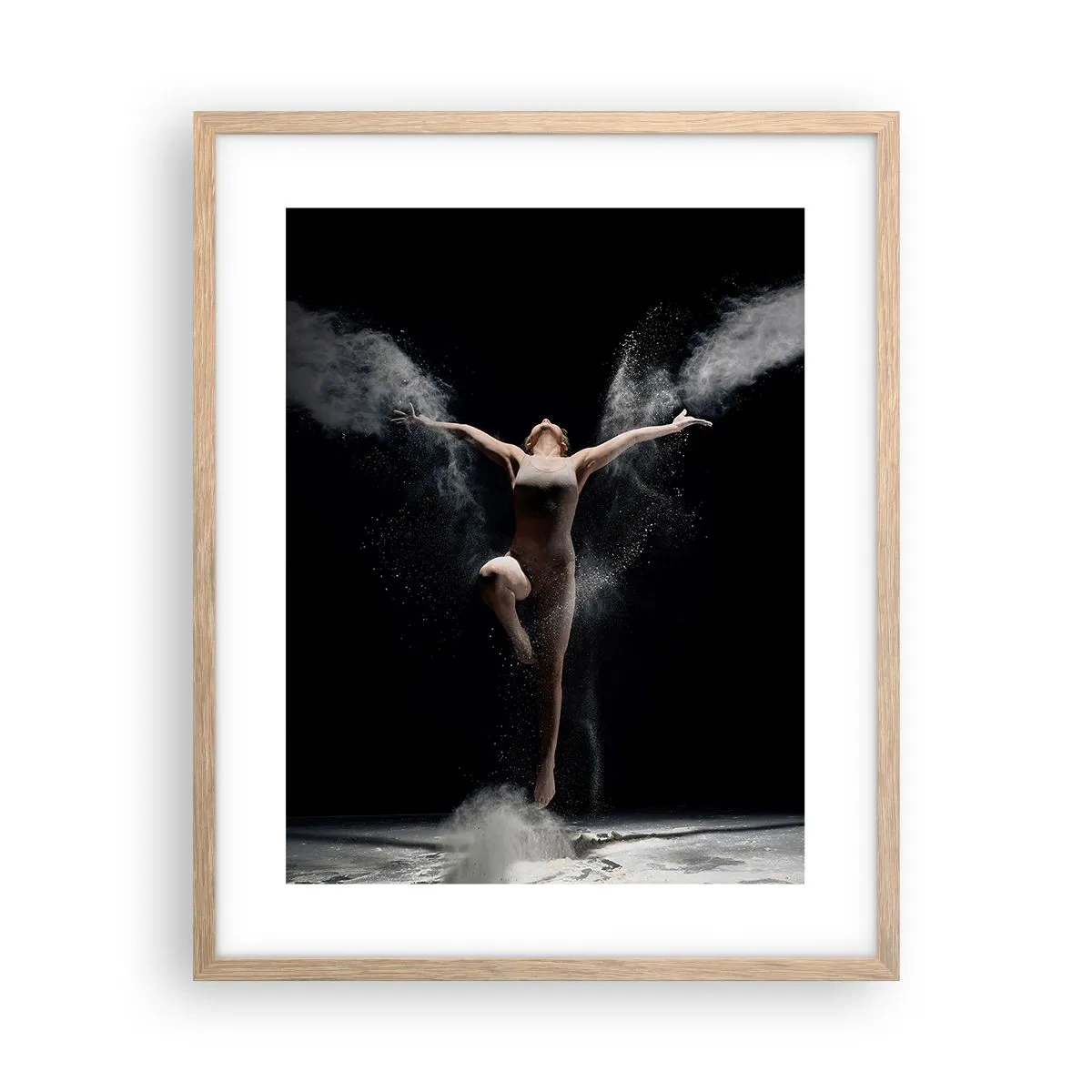 Een poster in een licht eiken lijst - Elfen bestaan - 40x50 cm