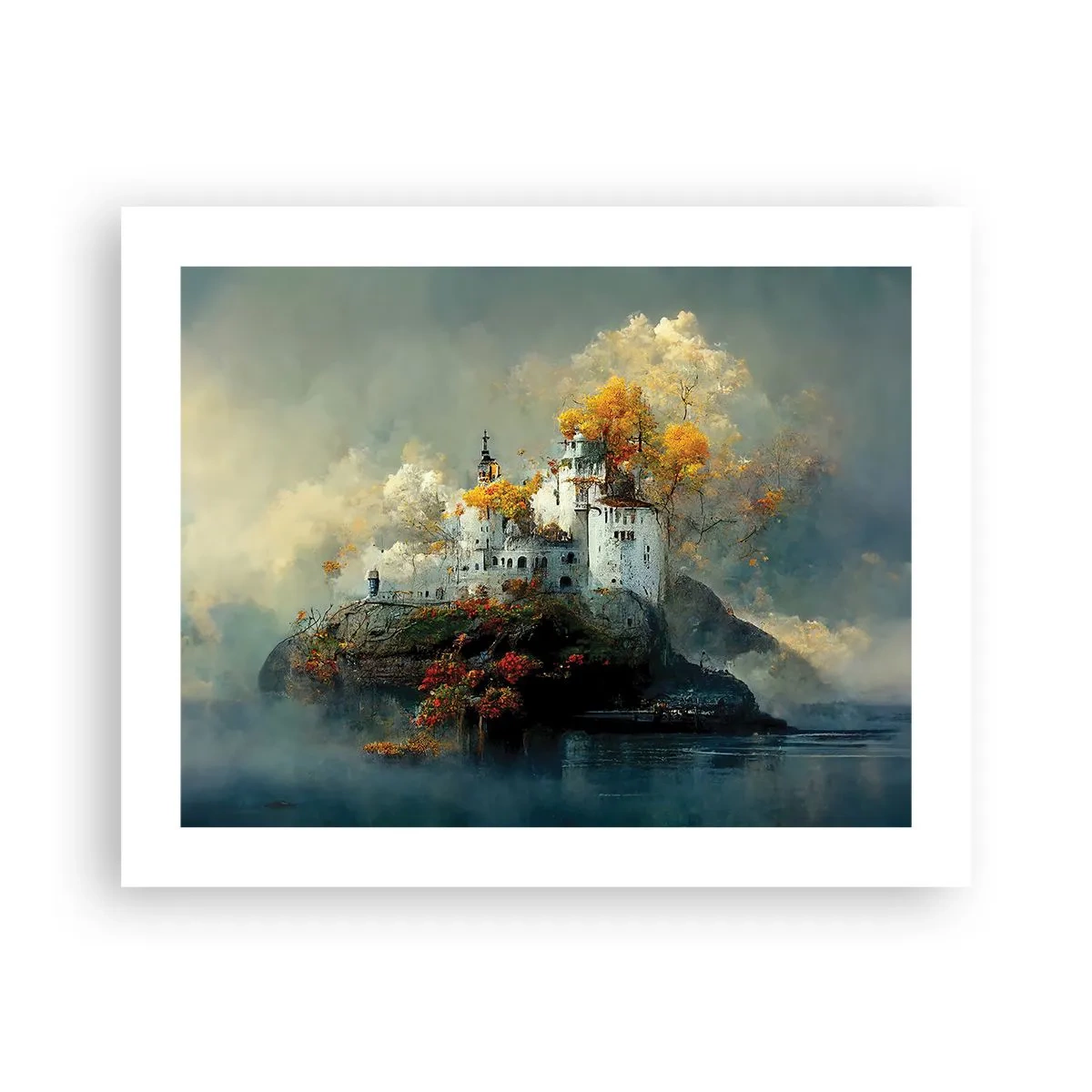 Poster - Het begin van een romantisch verhaal - 50x40 cm