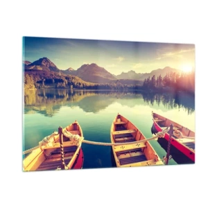 Schilderen op glas - Leef volgens haar wetten - 120x80 cm