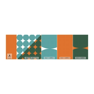 Fotobehang Monster Zelfklevend Deluxe Sticker - Omhoog en diagonaal - Abstractie, Deel, Grafisch - 100x30 cm