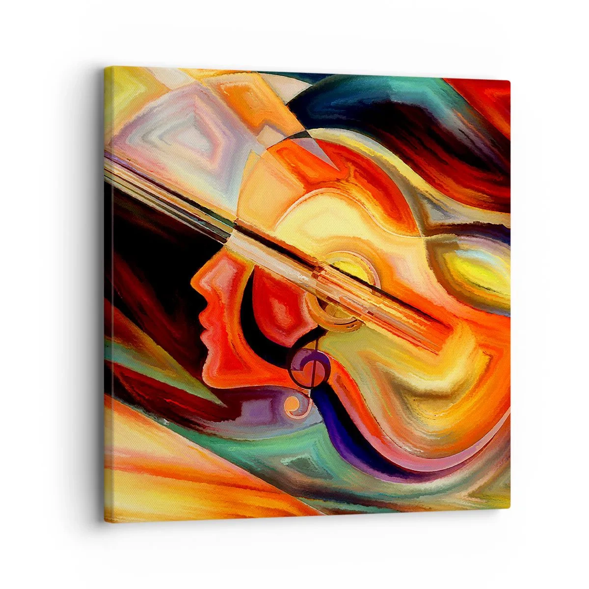 Schilderen op canvas - Alles in orde - 30x30 cm