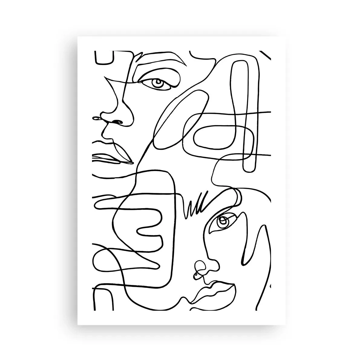 Poster - In verwarde emoties - 50x70 cm