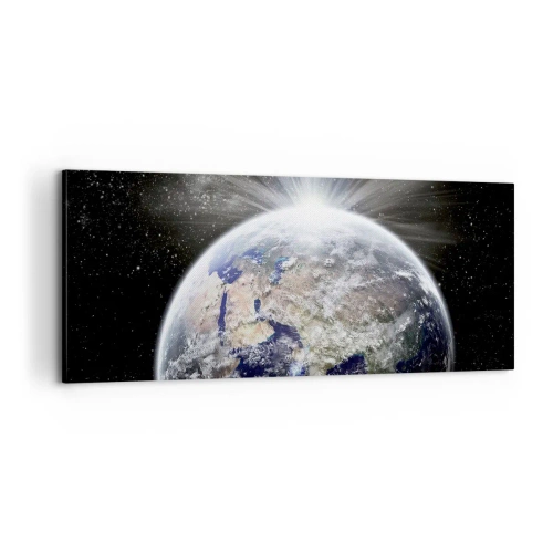 Schilderen op canvas - In volle pracht - 100x40 cm