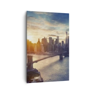 Schilderen op canvas - Westers cultuurmonument - 80x120 cm