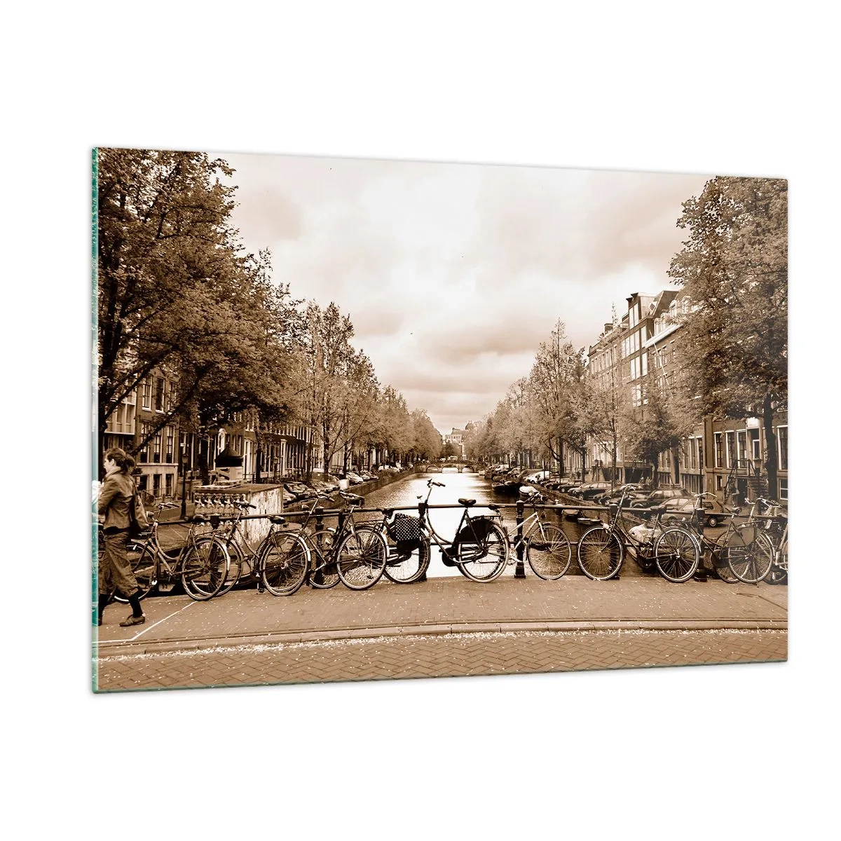 Schilderen op glas - Hollandse sfeer - 120x80 cm