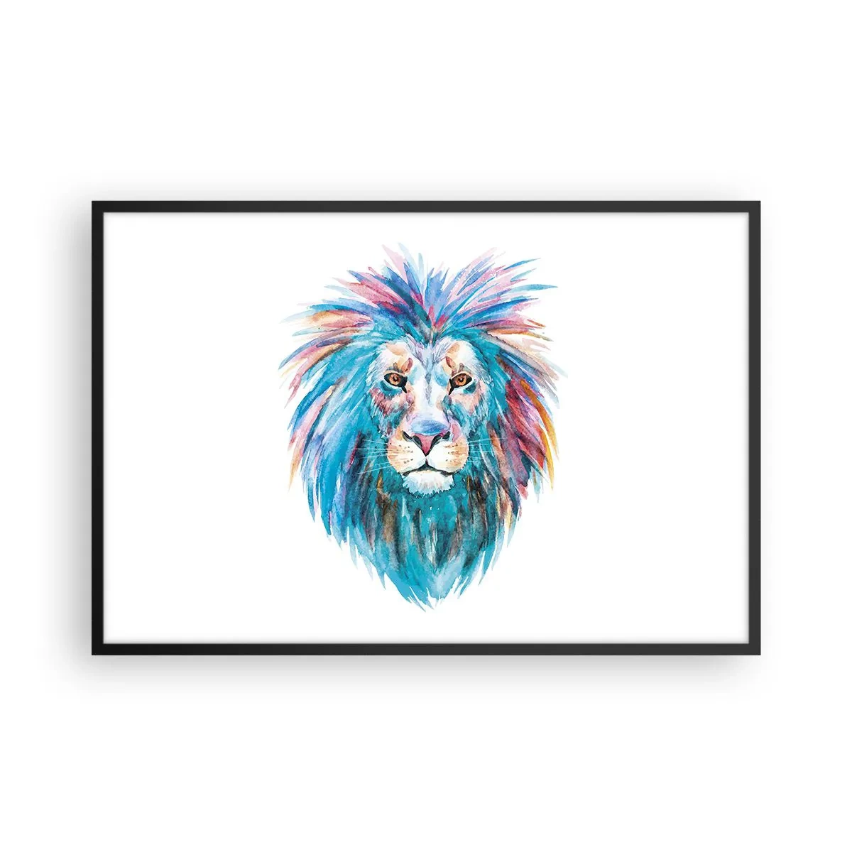 Poster in een zwarte lijst - Een opwindende uitstraling - 91x61 cm