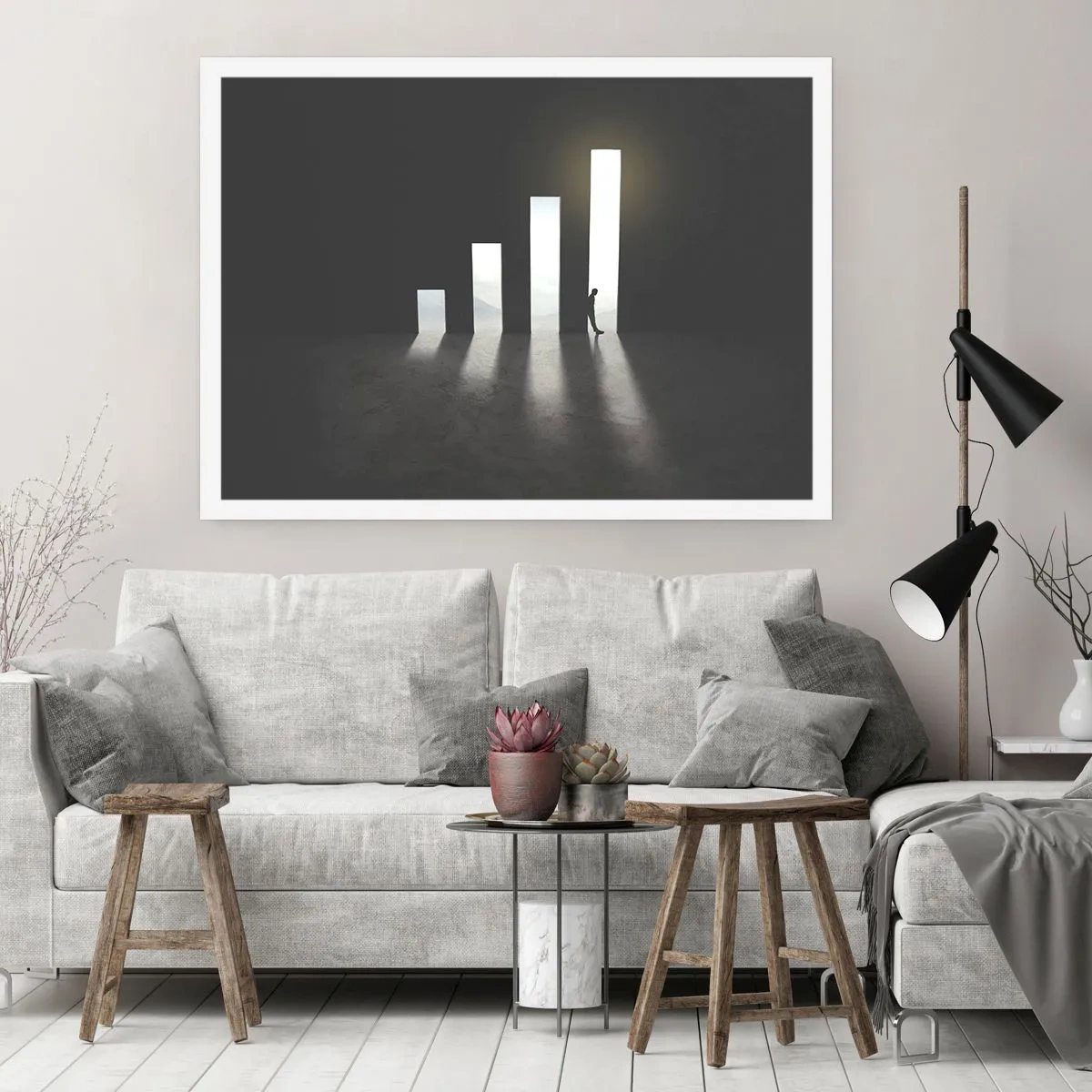 Poster - Succes - impressie - 91x61 cm
