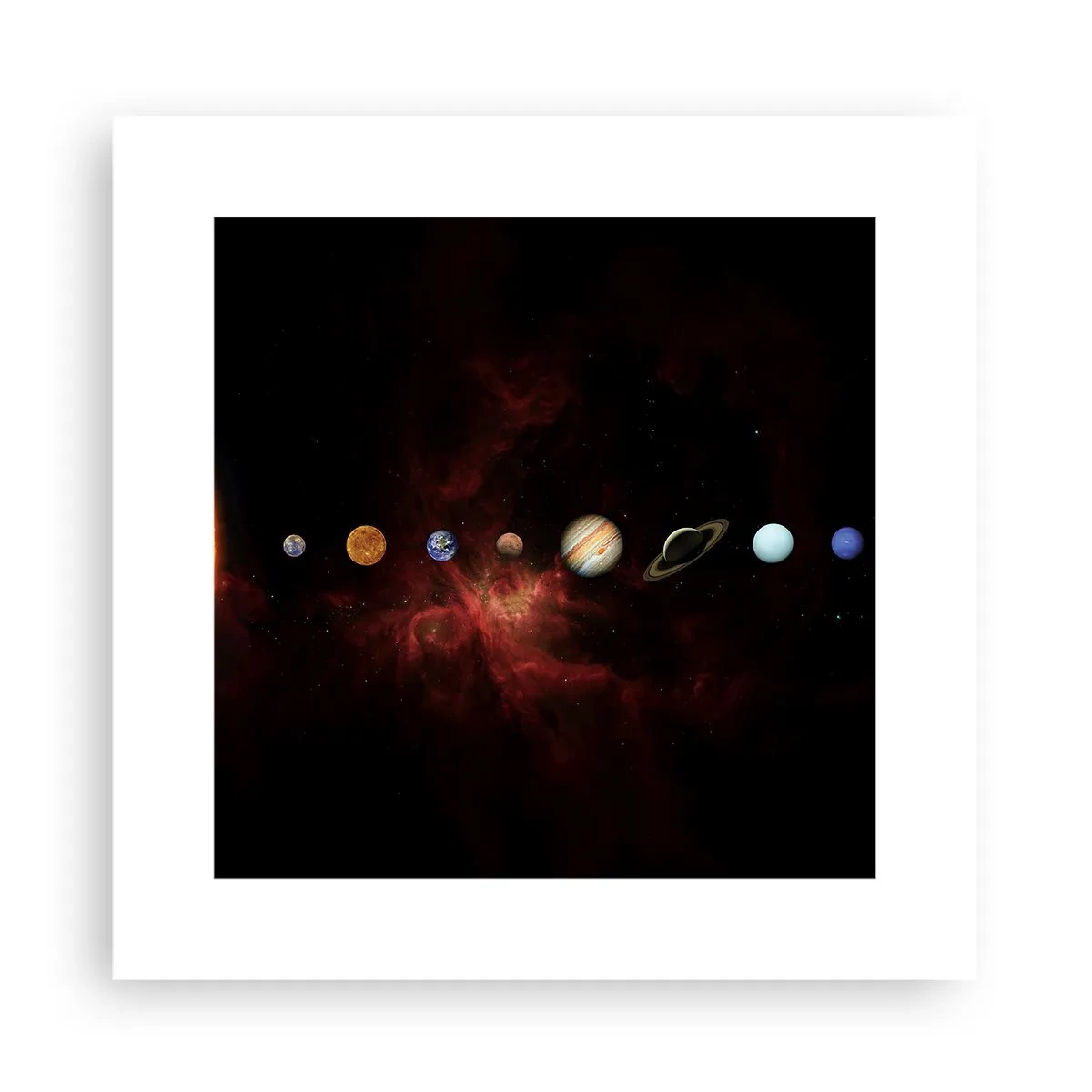 Poster - Onze buurt - 30x30 cm