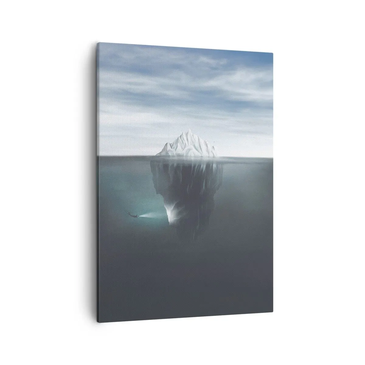 Schilderen op canvas - Onderwater mysterie - 50x70 cm