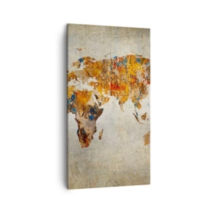 Schilderen op canvas - Een hele grote wereld - 45x80 cm