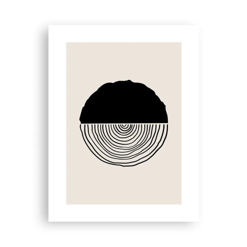 Poster - Half om half - 30x40 cm