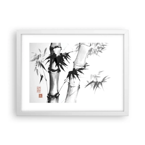 Poster in een witte lijst - Close-up op het oosten - 40x30 cm