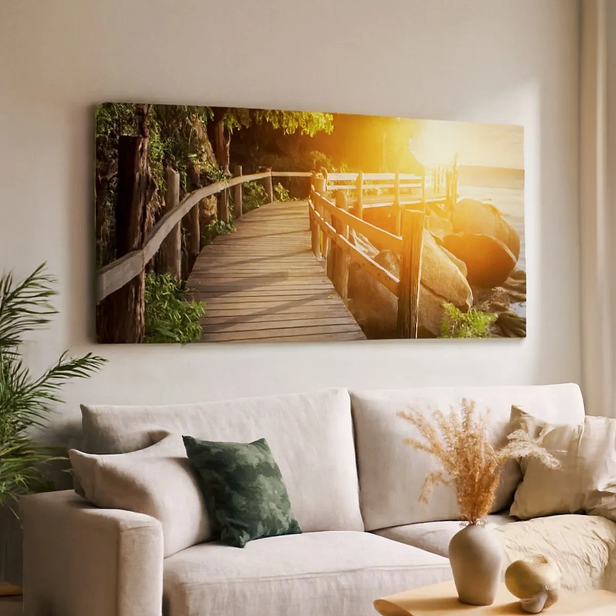 Schilderen op canvas - Nog een beurt, nog een wonder - 100x40 cm